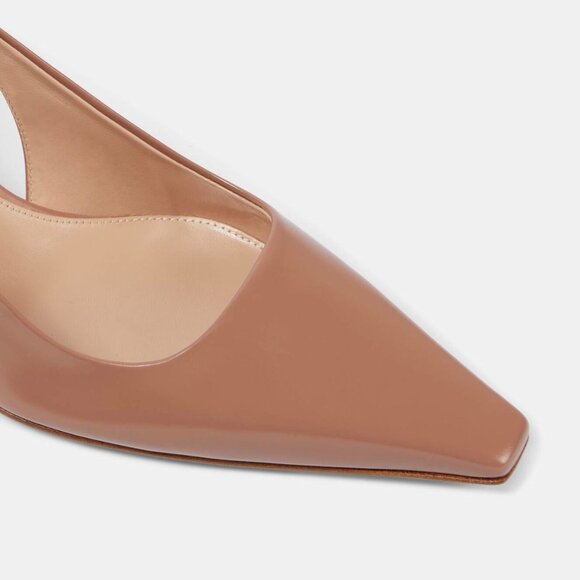 Gianvito Rossi Lindsay 55 Patent Leather Slingback Pumps – Women’s Size 6.5–7 - Picture 2 of 7